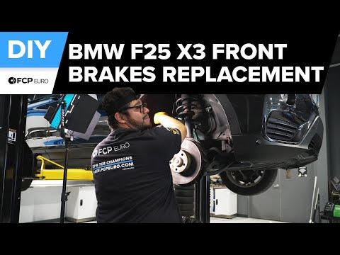 BMW X3 Front Brake Pad & Rotor Replacement DIY (2011-2017 BMW F25 X3, X4, xDrive28i, xDrive35i)