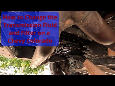 How to Change the Transmission Fluid and Filter in a Chevy Colorado 2015 to 2022