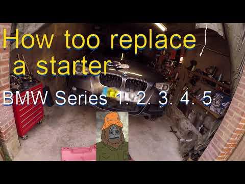 BMW starter replacement Series 1 to 5