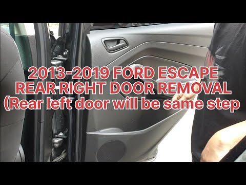 How to Replace the Rear Door Lock Actuator on a 2013-2019 Ford Escape