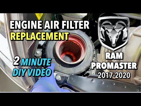 RAM ProMaster Van - Engine Air Filter Replacement - 2014-2020