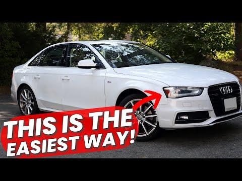 Audi A4 2009 - 2016 Headlight Bulb Replacement DIY!