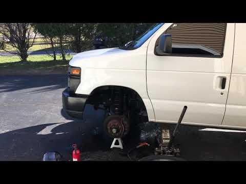 Easy way to replace shocks on Econoline e150 e250 e350 van