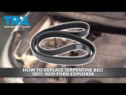 How to Replace Serpentine Belt 2011-2019 Ford Explorer