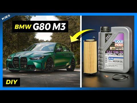 How to change the OIL and FILTER on a BMW G80 M3 (S58) + RESET OIL LIGHT