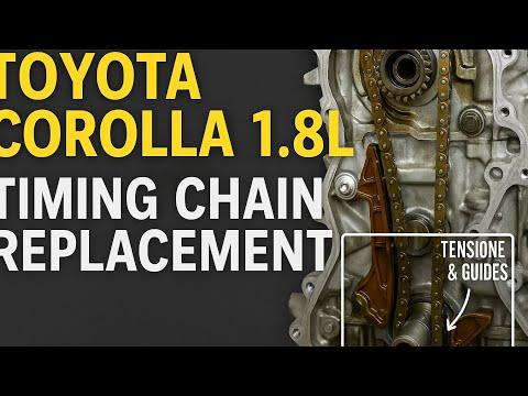 Toyota Corolla 1.8L Timing Chain, Tensioner & Guide Replacement | Full DIY Walkthrough (2009)