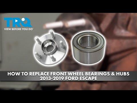 How to Replace Front Wheel Bearing Hub on a 2013-2019 Ford Escape (Engine: Inline 4 2.0L)
