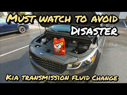 How to Change Transmission Fluid on a 2016 Kia Sedona (Drain & Refill, No Dipstick)