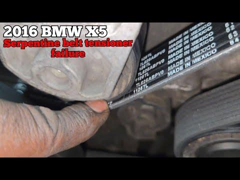 Serpentine belt tensioner replacement 2016 BMW X5 Xdrive35i