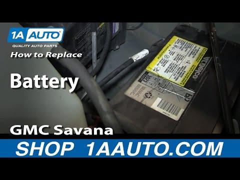 How to Replace the Battery on a 1996-2024 GMC Savana 2500 (Step-by-Step Guide) (Engine: V8 6.6L)