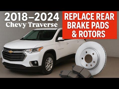How to Replace Rear Brake Pads & Rotors on a 2021-2024 Chevrolet Traverse (EPB Service Mode)