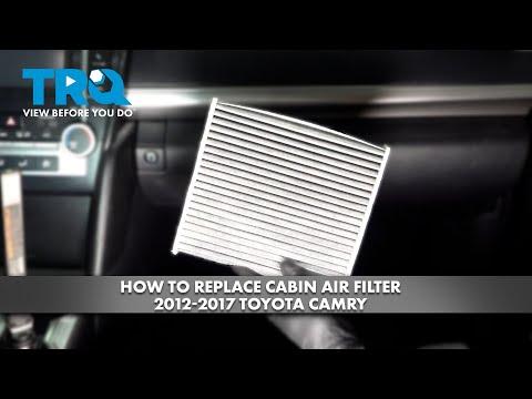 How to Replace Cabin Air Filter 2012-2017 Toyota Camry