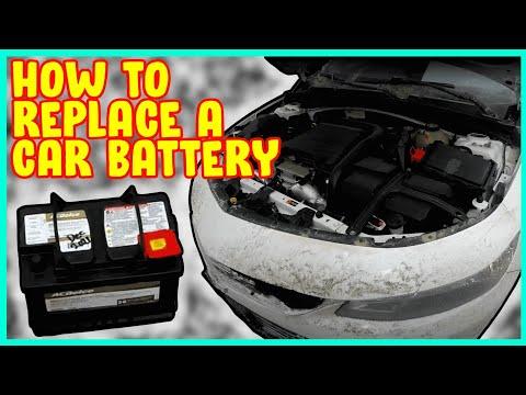 How to Replace the Battery in a 2016-2025 Chevrolet Malibu (Engine: Inline 4 1.5L)