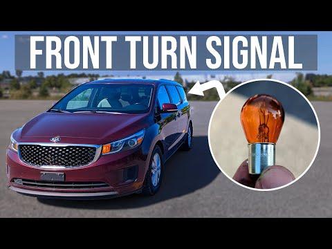 How to Replace Front Turn Signal Bulb - Kia Sedona (2015-2021)