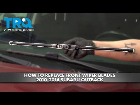 How to Replace Front Windshield Wiper Blades on a 2010-2014 Subaru Outback