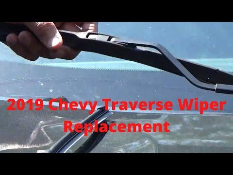 How to Replace Front Windshield Wiper Blades on a 2018-2019 Chevrolet Traverse