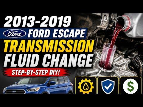 How to Change Transmission Fluid on a 2019 Ford Escape 6F35