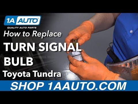 How to Replace Turn Signal Bulb 11-16 Toyota Tundra
