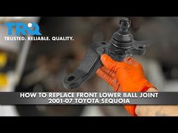 How to Replace Front Lower Ball Joint 2001-07 Toyota Sequoia