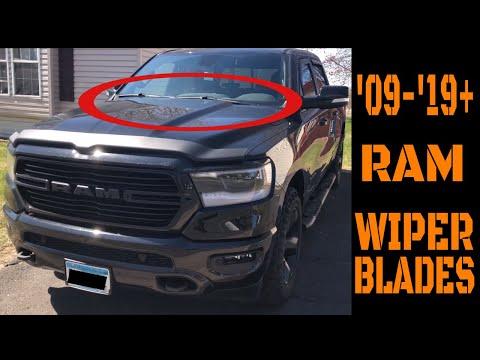 How to Replace Front Windshield Wipers on a 2011-2025 Ram 1500 (Trim: Laramie)