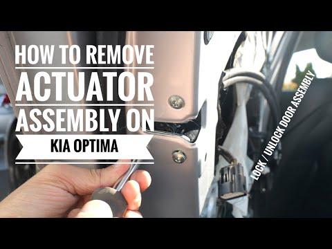 How to Replace the Front Door Lock Actuator on a 2014 Kia Optima