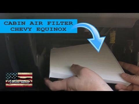How to Replace the Cabin Air Filter on a 2010-2017 Chevrolet Equinox (Engine: V6 3.6L)