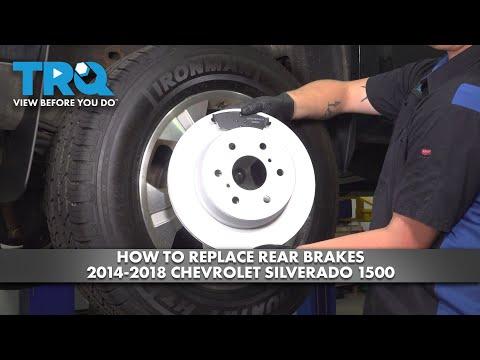 How to Replace Rear Brakes 2014-2018 Chevrolet Silverado 1500