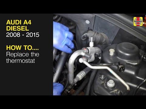 How to Replace the Thermostat Housing on a 2013-2016 Audi A4 2.0T (EA888) (Trim: Premium Plus | Engine: Inline 4 2.0L)
