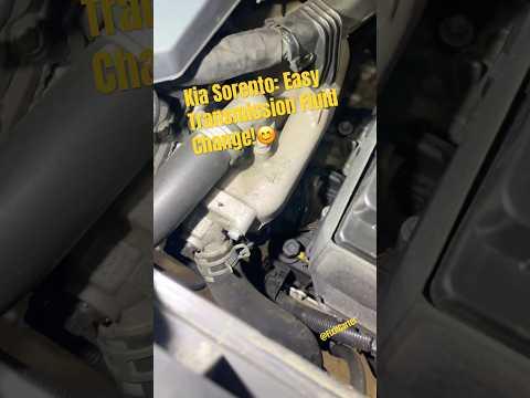 How to Change Transmission Fluid on a 2018 Kia Sorento (Drain-and-Fill or Exchange)