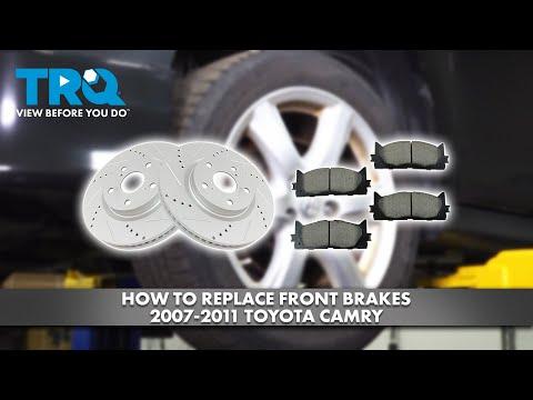 How to Replace Front Brakes 2007-2011 Toyota Camry