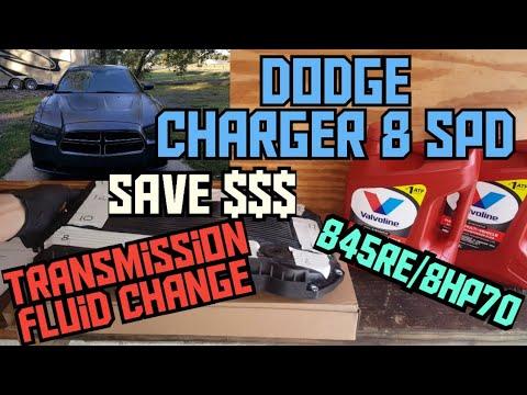 How to change the transmission fluid & filter 2012-2023 Dodge Charger 8 speed 845RE 8HP70 ZF 8 spd