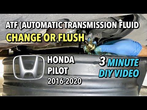 How to Change Transmission Fluid on a 2016 Honda Pilot (6-Speed ATF DW-1 Drain & Fill)