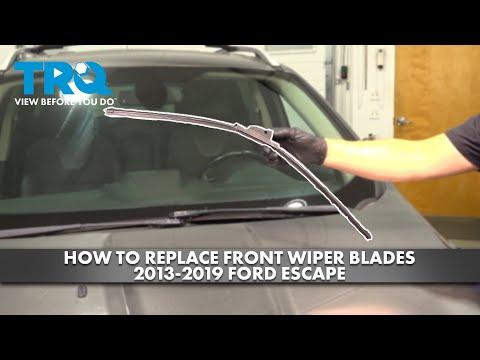 How to Replace Front Windshield Wipers on a 2013-2019 Ford Escape