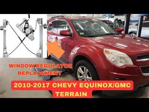 2010-2017 Chevy Equinox & GMC Terrain window regulator/motor replacement
