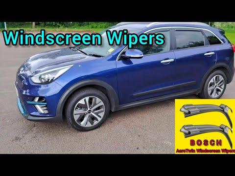 How to Replace Front Windshield Wiper Blades on a 2017-2019 Kia Niro