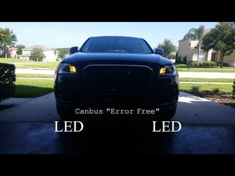 How to Replace the Front Turn Signal Bulb on a 2013-2018 Audi Q5 (Halogen vs LED)