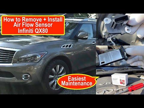 How to Replace the Mass Air Flow (MAF) Sensor on a 2014-2022 INFINITI QX80 (Engine: V8 5.6L)