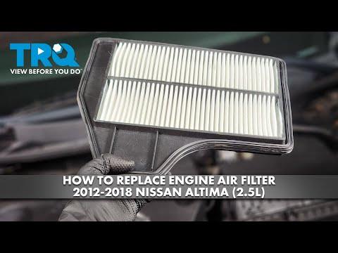 How to Replace Engine Air Filter 2012-2018 Nissan Altima (2.5L)