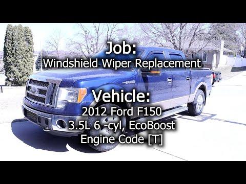 How to Replace Front Windshield Wiper Blades on a 1997-2025 Ford F-150