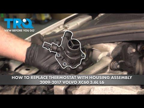 How to Replace the Thermostat on a 2010-2016 Volvo XC60 (Engine: Inline 6 3.0L)
