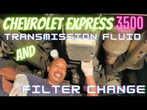 How to Change Transmission Fluid & Filter on a 2010-2017 Chevrolet Express 3500 (Dexron-VI)