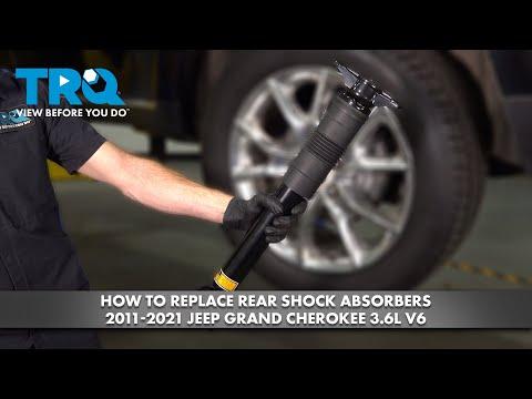 How to Replace Rear Shock Absorbers 2011-2021 Jeep Grand Cherokee 3.6L V6