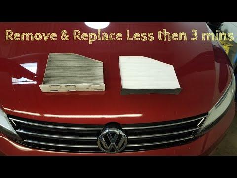 How to replace cabin filter 2016 Volkswagen Jetta