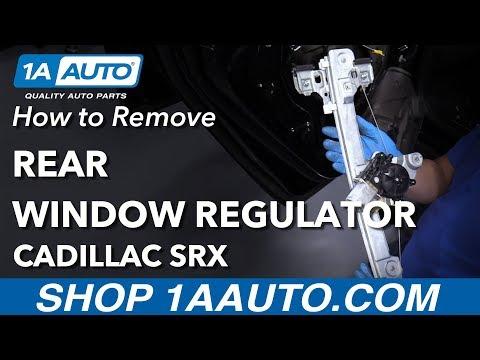 How to Replace Rear Window Regulator 10-16 Cadillac SRX