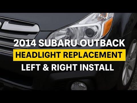 2014 Subaru Outback Headlight Replacement | Left & Right Install DIY (Step-by-Step)