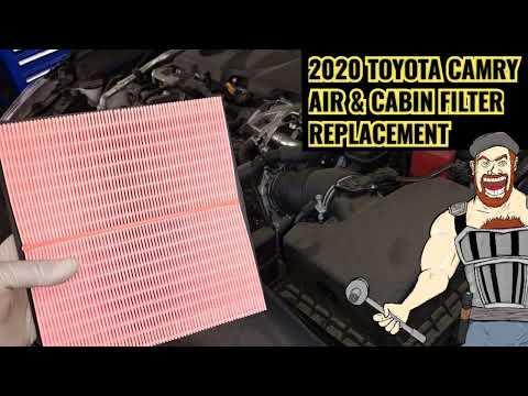 2020 CAMRY AIR & CABIN FILTER REPLACEMENT