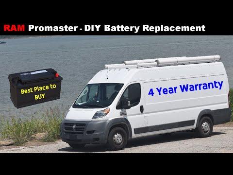 DIY RAM Promaster Battery Replacement and the best place to buy a vehicle battery