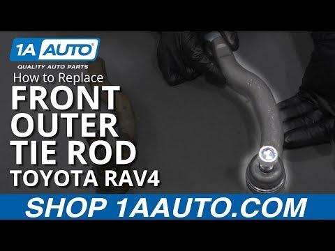 How to Replace Front Outer Tie Rod 06-18 Toyota RAV4