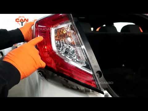 2016-2021 Honda Civic - Rear Light Bulbs (Brake, Turn Indicator, & Reverse) Replacement