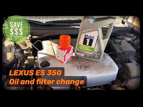 Lexus ES 350 How To Replace Engine Oil and Filter 2012 - 2018 V6